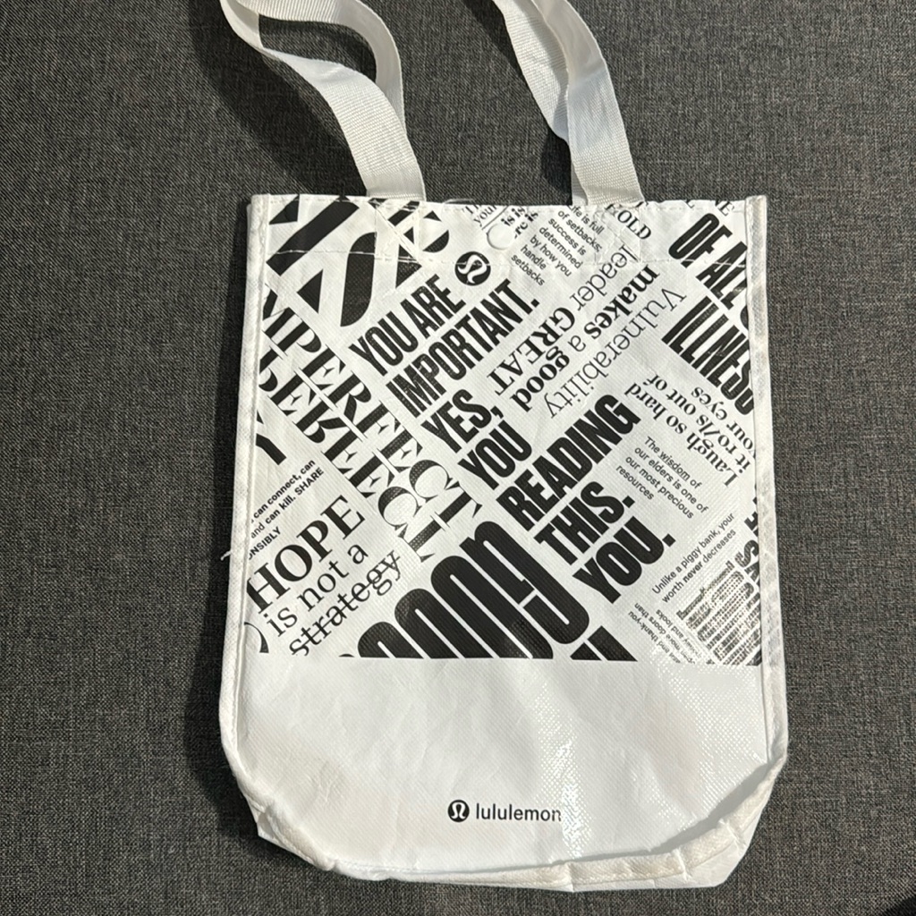 Lululemon Shopping Tote Bag